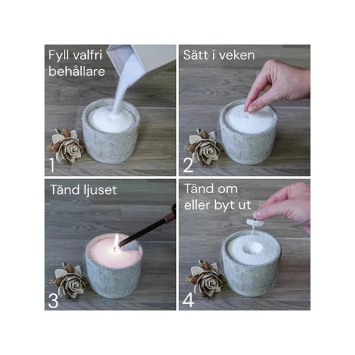 Candledust med Doft - Dark Honey STOR (650g)